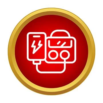 Welding machine concept with electrical lightning bolts Stock Illustration