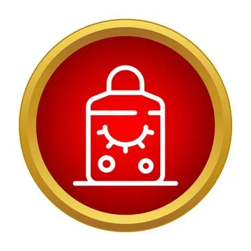 Welding machine icon representing industrial production and tools Stock Illustration
