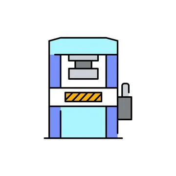 Welding machine olor line icon. Pictogram for web page, mobile app, promo. Stock Illustration