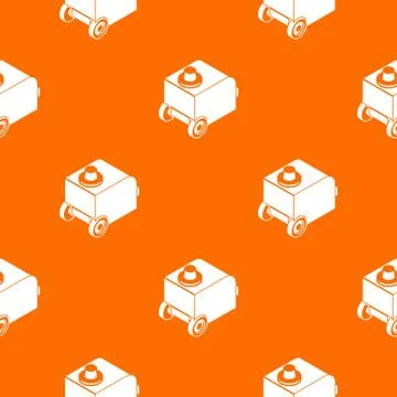 Welding machine pattern orange イラスト素材