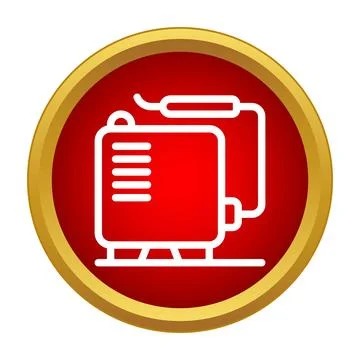 Welding machine working tool industrial equipment icon Stock Illustration