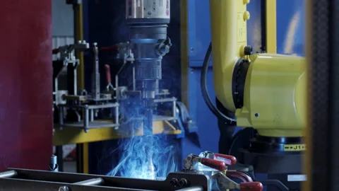 Welding machine_03 Stock Footage 180781429