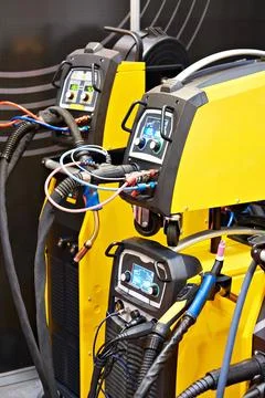 Welding machines Stock Photos