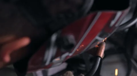 Welding man work Video stock 58334149