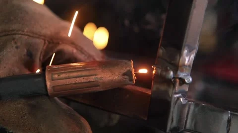 Welding man work Video stock 58334219