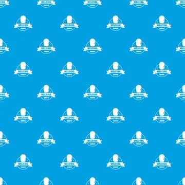Welding mask pattern vector seamless blue イラスト素材