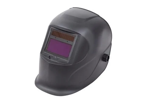 Welding mask on white background Stock Photos