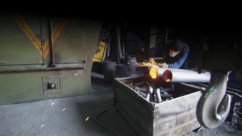 Welding master Stock Footage 130158288