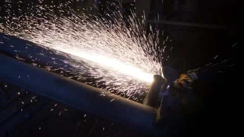 Welding master Stock Footage 136468398