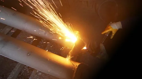 Welding master Stock Footage 136468810