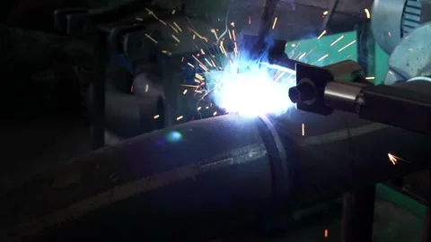 Welding master Stock Footage 136474701