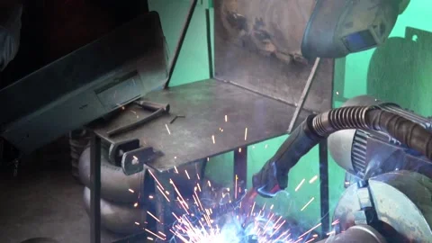 Welding master Stock Footage 136475923