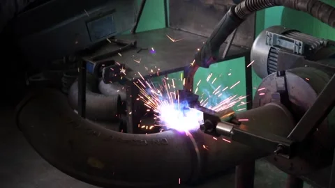 Welding master Stock Footage 136477211
