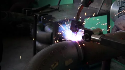 Welding master Stock Footage 136507201