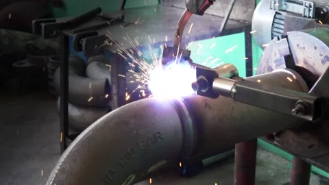 Welding master Stock Footage 136508337