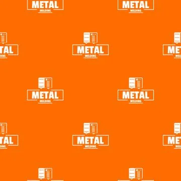Welding metal pattern vector orange Stock Illustration