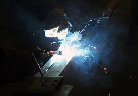 Welding of metal Stock Photos