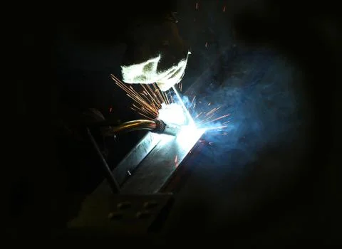 Welding of metal Stock Photos