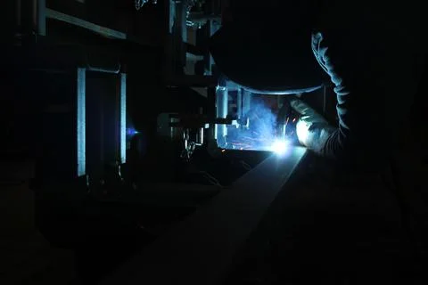 Welding mig mag 스톡 사진