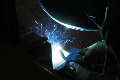 Welding mig mag 스톡 사진