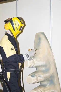 Welding operator Stock Photos