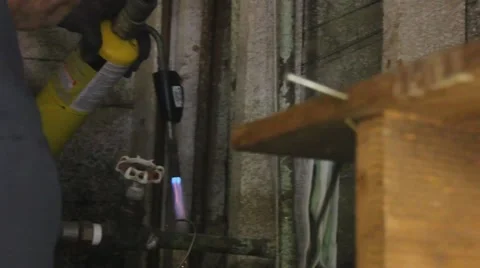 Welding Pipe 스톡 동영상 58365476