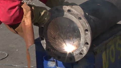Welding of pipes Vidéo 33701962