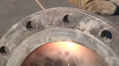 Welding of pipes Видео 33702280