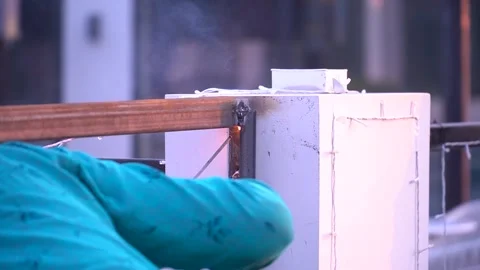Welding Process in Action Stock Footage 315787342