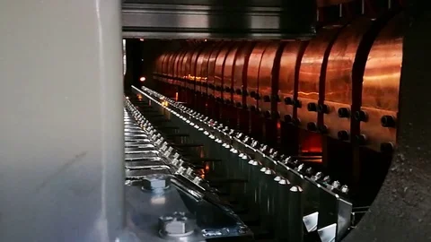 Welding process to build a reinforced concrete mesh Video stock 76320896