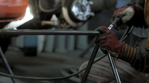 Welding process Stock Footage 105608573