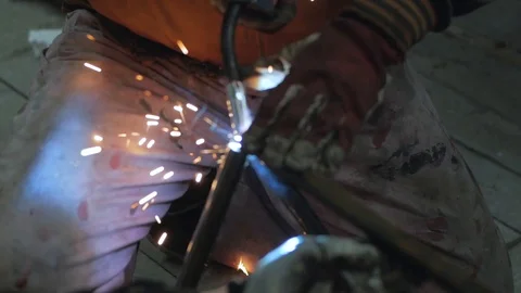 Welding process Stock Footage 105608607