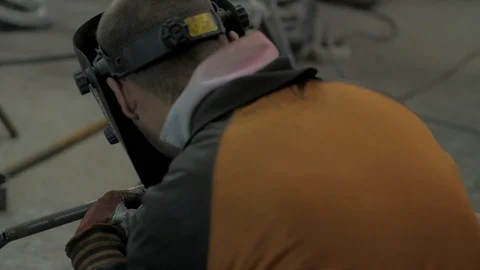 Welding process Stock Footage 105608635