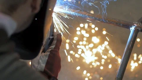 Welding process Stock Footage 105608672