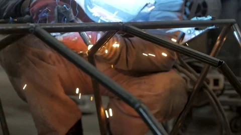 Welding process Stock Footage 105608724
