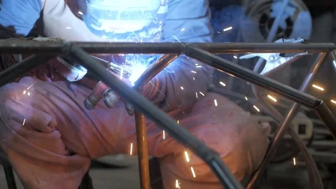 Welding process Stock Footage 105608749