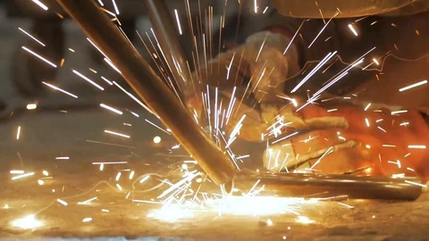 Welding process Stock Footage 105608795