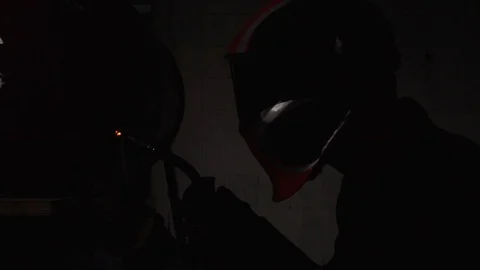 Welding process Stock Footage 109861371