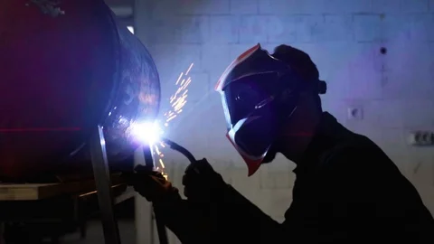 Welding process Stock Footage 109861667