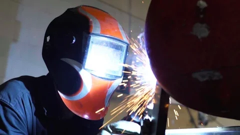 Welding process Stock Footage 109863927