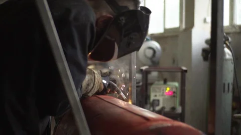 Welding process Stock Footage 109864446