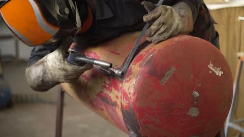 Welding process Stock Footage 109866172