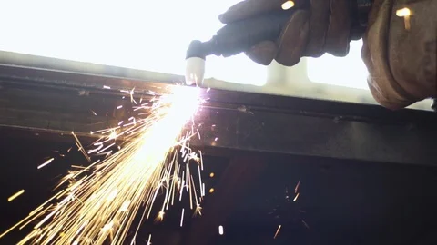 Welding process Stock Footage 111083082