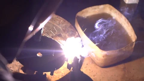 Welding process Stock Footage 221880502