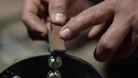 Before the welding process. Stock Footage 221880606