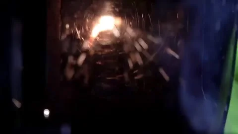 Welding Reflection: Skilled Tradesman at Work Stock Footage 280960253