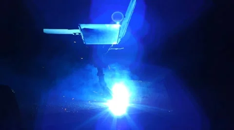 Welding robot 4 Stock Footage 8550327