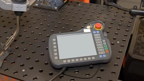 Welding Robot Controller Stock Photos