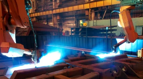 Welding robot  TL 1 Stock Footage 8849566