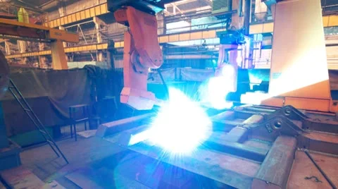 Welding robot  TL 2 Stock Footage 8849541